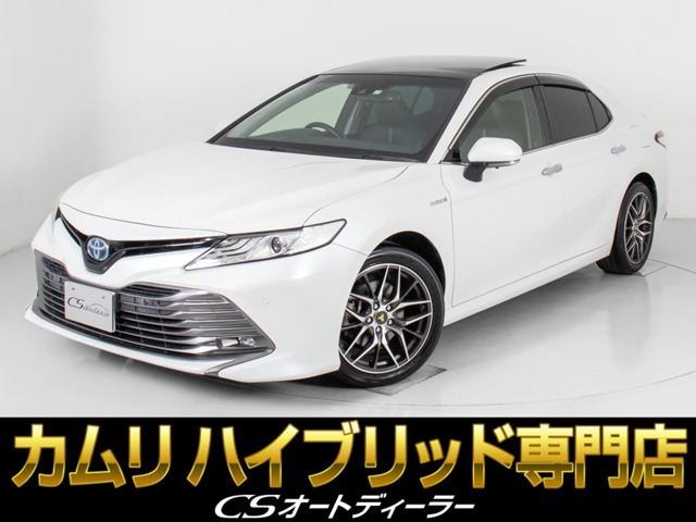トヨタ カムリ 2.5 G レザーパッケージ サンルーフ/セーフティセンス/BSM/LDA/黒革