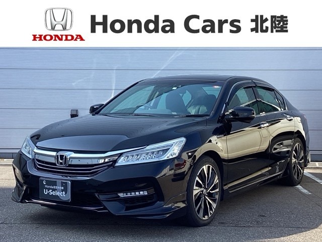 ホンダ アコード 2.0 ハイブリッド EX Honda SENSING サンル-フ 革シ-ト