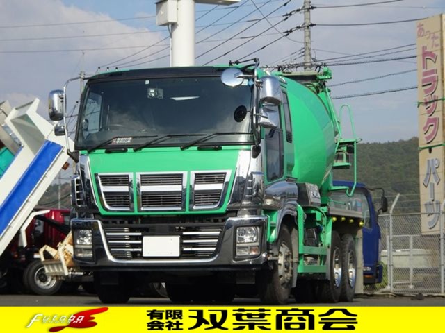いすゞ ギガ カヤバ工業 MR4450 ミキサー車 ドラム容量8.7立米 混合容量4.4立米 福岡県