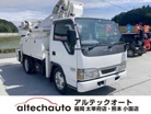 いすゞ　エルフ　高所作業車　アイチU-491/作業床高13m/バックカメラ