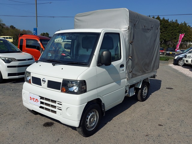 日産 クリッパートラック 660 SDエアコン付 5F/AC/PS/3方開/幌付き 茨城県