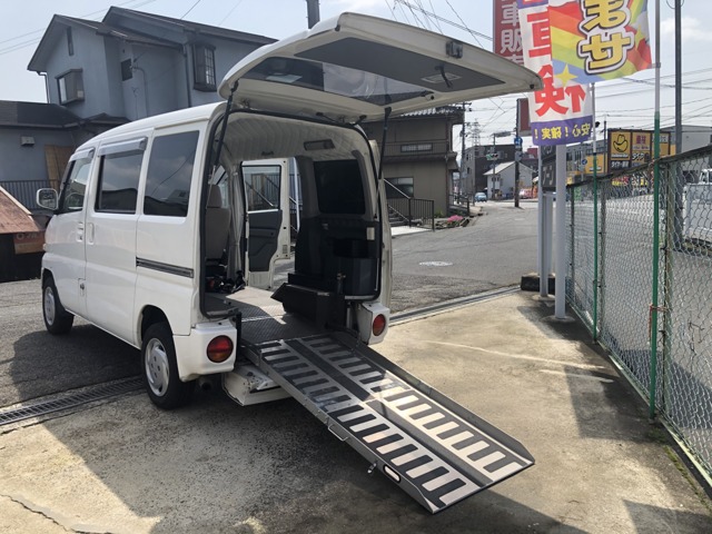 三菱 ミニキャブバン 福祉車輛 内外装クリーニング済 広島県