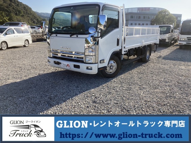 いすゞ エルフ 徳島県・3t積・アーム式ゲート ワイド・ロング・6MT