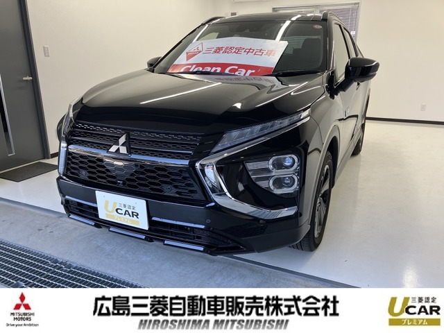 三菱 エクリプスクロス PHEV 2.4 ブラック エディション 4WD ナビ フルセグ 全方位 ドラレコ ETC 広島県