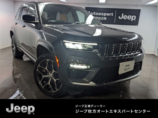ジープ グランドチェロキー サミット リザーブ 4xe 4WD 新車保証 1オーナー サンルーフ LED TV 大阪府