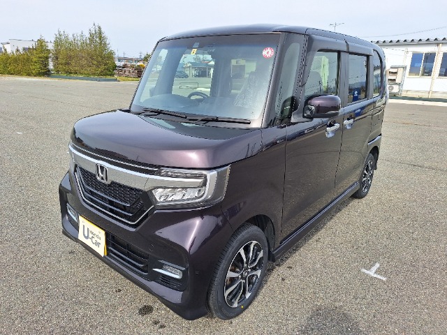 ホンダ N-BOX カスタム 660 G L ホンダセンシング 4WD ワンオ-ナ-純正ナビエンジンスタ-タ- 山形県