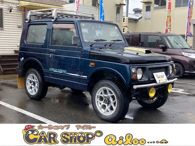 スズキ ジムニー 660 ワイルドウインド 4WD 社外ステアリング バックモニター 愛知県