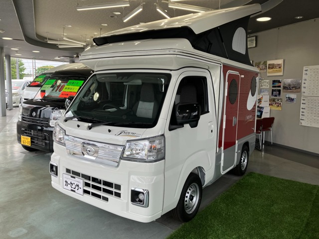 ダイハツ ハイゼットトラック インディ キャンピングカー 外部電源 シンク 石川県