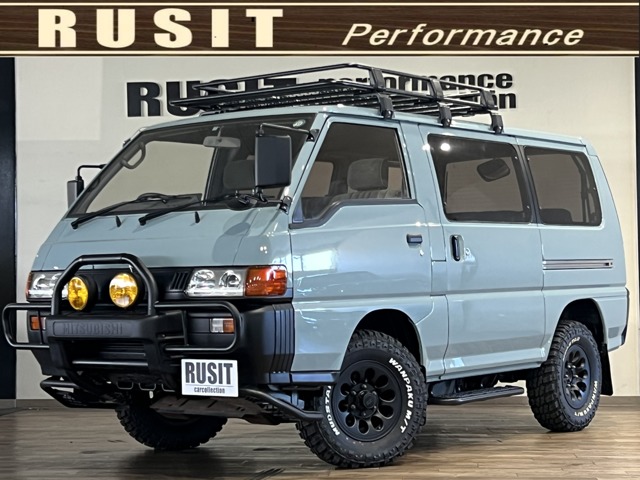 三菱 デリカスターワゴン 2.5　4WD ライトブルー全塗装済み　4WD