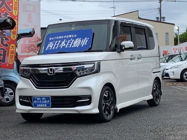 ホンダ N-BOX カスタム 660 G EX ターボ ホンダセンシング 助手席スーパースライドシート・ETC 大分県