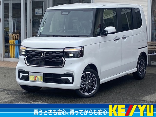 ホンダ N-BOX カスタム 660 ターボ 4WD 届出済み未使用車 ホンダコネクトナビ 秋田県