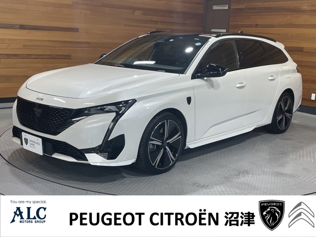 プジョー 308SW GT ハイブリッド 当社デモカー サンルーフ 新車保証継承 静岡県