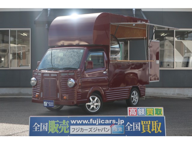 スズキ キャリイ 移動販売車 キッチンカー 2名 コールドテーブル 冷蔵ショーケース 佐賀県