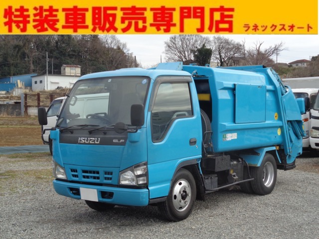 いすゞ エルフ 2t積 フジM製プレスパッカー4.2立米 4.8Lディーゼル フロアATシフト 神奈川県