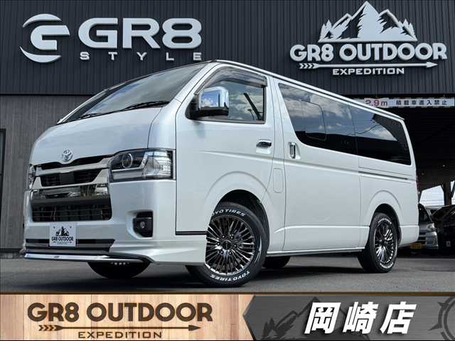トヨタ&nbsp;ハイエースバン&nbsp;2.0 スーパーGL ダークプライムII ロングボディ&nbsp;9型モデル/17インチアルミ/モデリスタフロ&nbsp;愛知県
