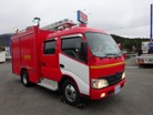 トヨタ　ダイナ　水槽付消防車 600L モリタ e-モニタ仕様　CAFS付 Wキャブ 5人乗り ホースカー