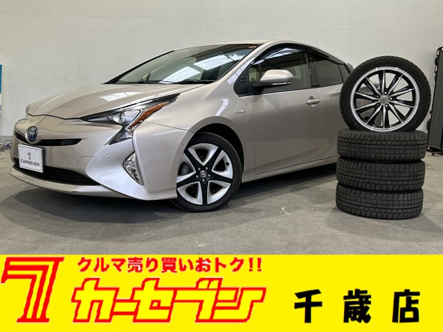 トヨタ&nbsp;プリウス&nbsp;1.8 A ツーリングセレクション E-Four 4WD&nbsp;夏冬タイヤAW付/寒冷地仕様/純正9型ナビ/フ&nbsp;北海道