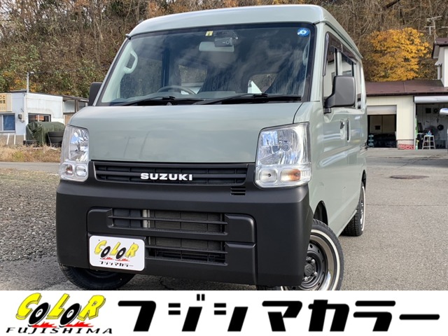 スズキ エブリイ 660 PA ハイルーフ 5AGS車 4WD 全面塗装アーバンカーキ 秋田県