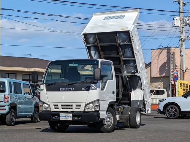 いすゞ エルフ 4.8 ダンプ フラットロー ディーゼル 2トン強化ダンプ NOx適合車 宮崎県