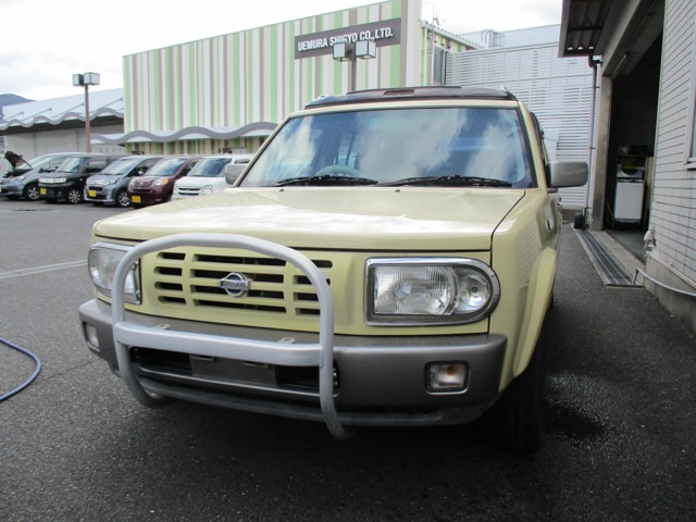 日産 ラシーン 1.5 タイプIII 4WD サンルーフ ルーフレール 外装仕上済み 福岡県