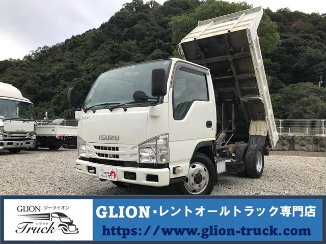 いすゞ エルフ 4WD・強化ダンプ・全低床・コボレーン ・5MT・中間ピン 徳島県