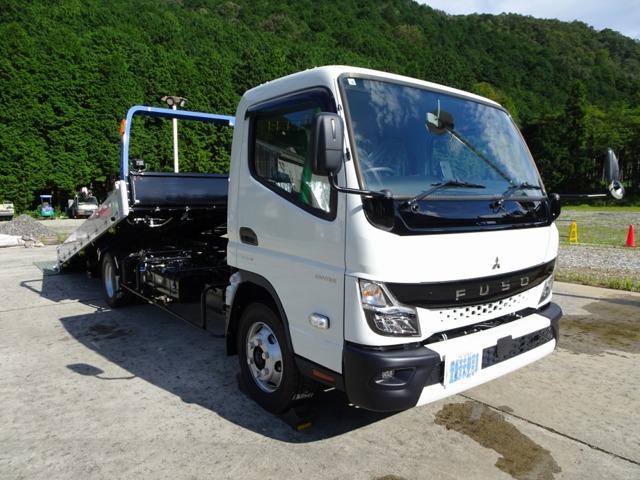三菱ふそう キャンター 一般型積載車 タダノ 建機農機運搬 3.8t積 ワイド幅 超ロング 5.1mボディ長 岐阜県