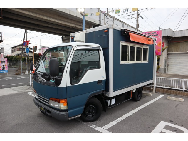 いすゞ エルフ トラック 8ナンバー 3000cc キッチンカー登録 岡山県