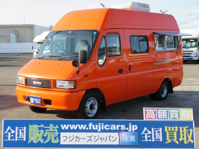 いすゞ エルフUT 移動販売車 キッチンカ- ケ-タリングカ- 8ナンバ-加工車 給排水200Lタンク 販売窓
