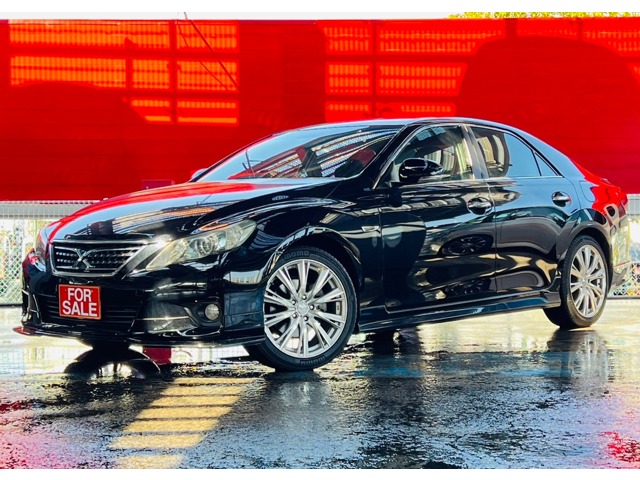 トヨタ マークX 2.5 250G Sパッケージ リラックスセレクション TRDエアロ・黒内装・レオニス・7インチDA