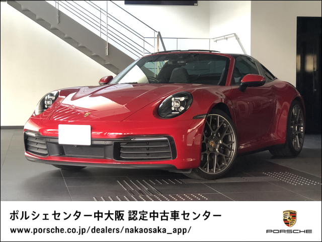 ポルシェ 911 タルガ4 PDK 2022年モデル 新車保証継承 大阪府