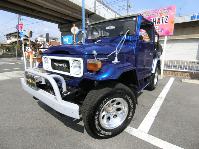 トヨタ ランドクルーザー40 青全塗装車　4MT ディーゼル　4WD