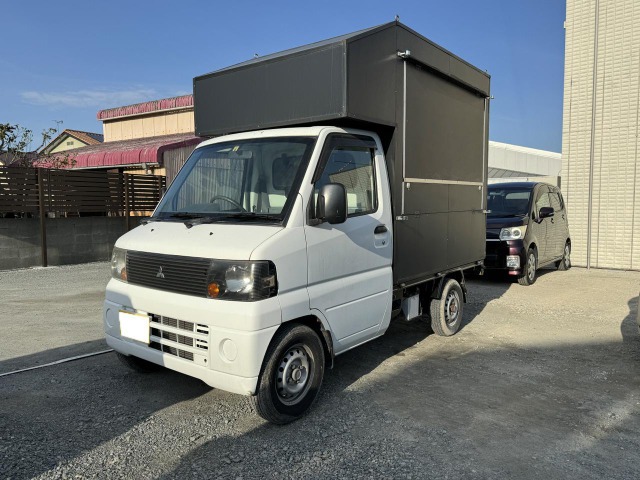 三菱 ミニキャブトラック 660 Vタイプ エアコン付 キッチンカー 移動販売車 5MT エアコン 福岡県