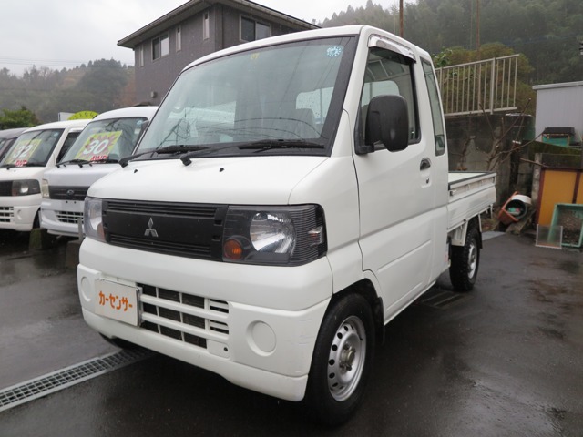 三菱 ミニキャブトラック 660 VX-SE エアコン付 4WD 作業灯 ゲートカバー カーラジオ 大分県