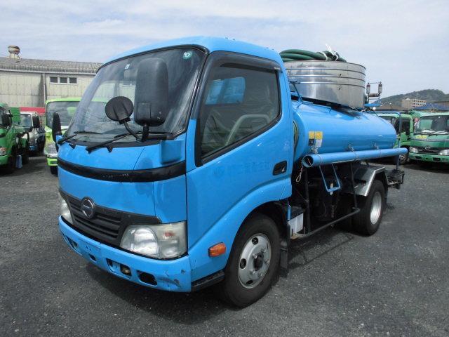 日野自動車 デュトロ 3000L バキューム車 糞尿車 3T モリタエコノス製 福岡県