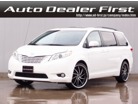 米国トヨタ　シエナ　3.5 V6 XLE 4WD　HDD地デジナビ 革 SR 両側電動 タイヤ新品