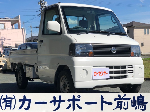 日産 クリッパートラック 660 DXエアコン付 MT 三方開 荷台再塗装済 あおりゴムカバー 静岡県