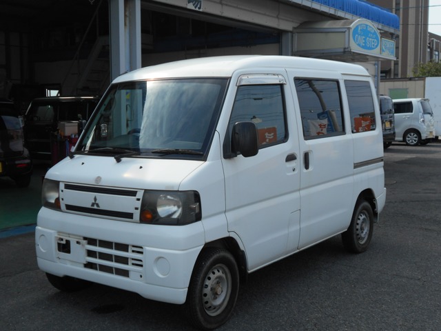 三菱 ミニキャブバン 660 CD ハイルーフ 4WD エアコン パワステ 鳥取県