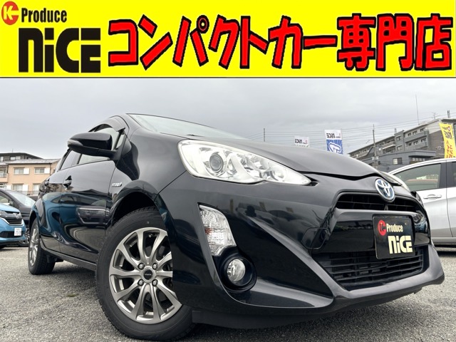 トヨタ アクア 1.5 G ブラックソフトレザーセレクション Bカメ・ETC・Bluetooth・シートヒーター