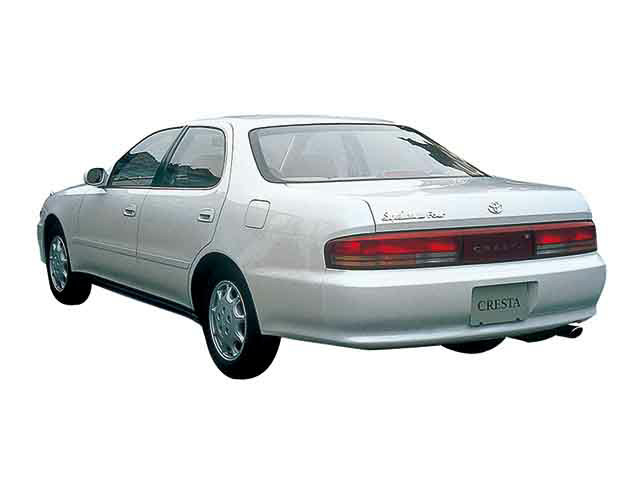 車種画像 背面 トヨタ マークII/チェイサー/クレスタ/ヴェロッサ 90系 1992年登録（2000cc GX90 5MT FR レギュラー