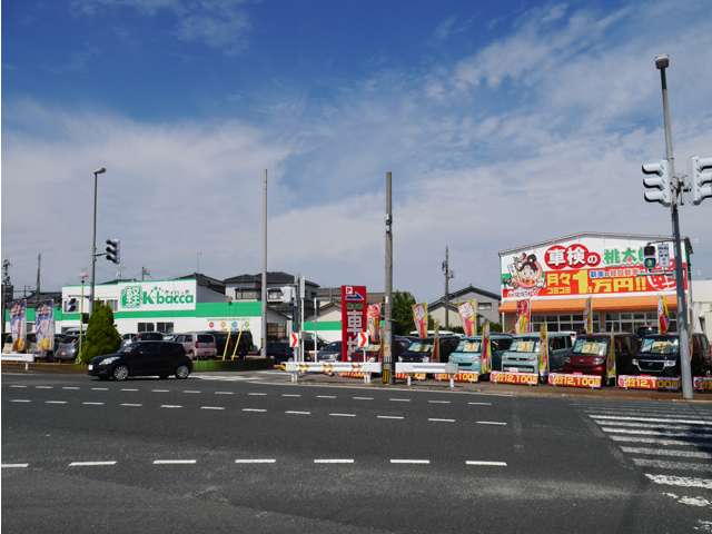 国道１１３号線沿いの緑色の建物が当店です！新潟空港から車で約５分、一日市ＩＣからも約５分です。
