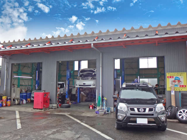 認証（第163号）整備工場なので当店で車検整備も可能です。車検をしていただいたお客様には新潟県産コシヒカリ2キロプレゼント！