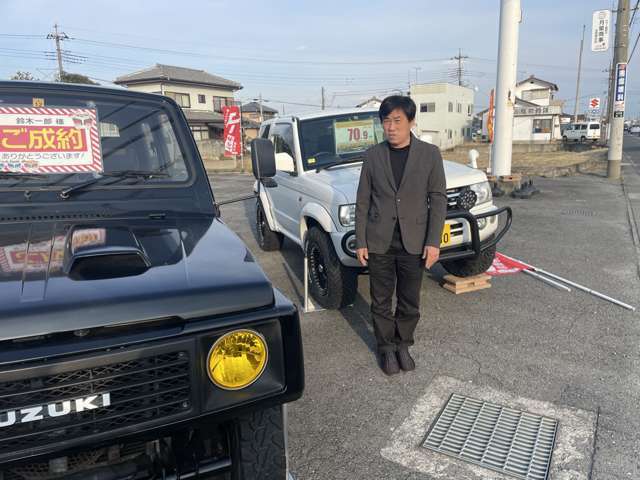 店長の山田です。買い取り強化中です。又在庫のないお車も注文しいております。ご相談ください。