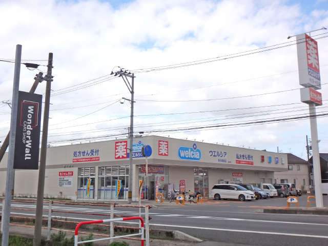 ウエルシア新潟横越店様向かいに当店はございます。道路沿いに看板もありますので目印に起こしください。